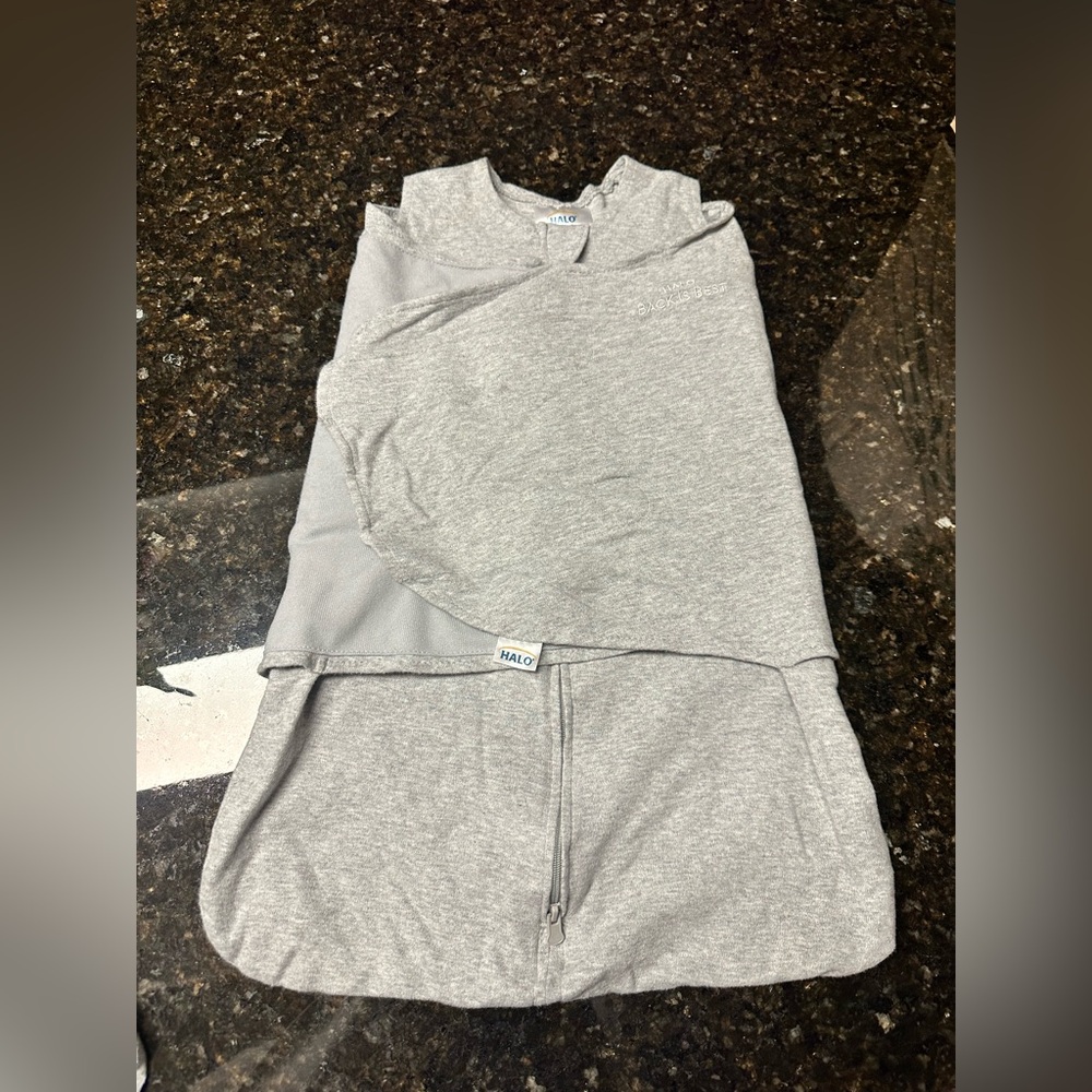 Halo Light Gray Sleep Sack Newborn Size